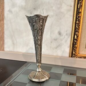 1950s silver plated Raimond bud Vase